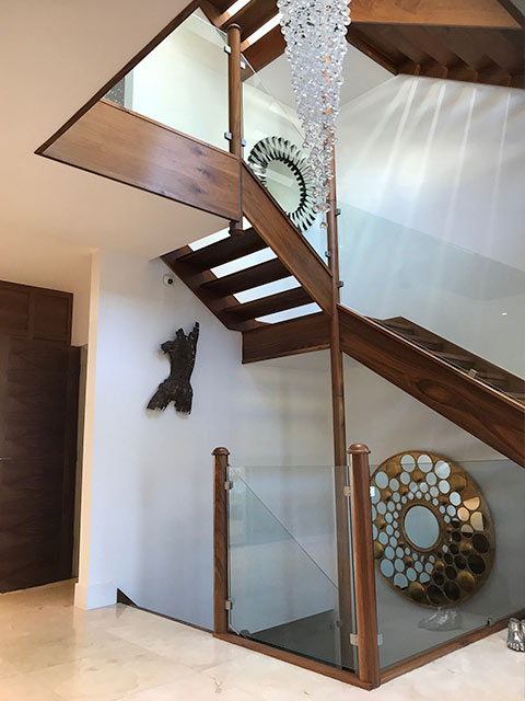 Staircase made by Hollingbury Joinery Brighton